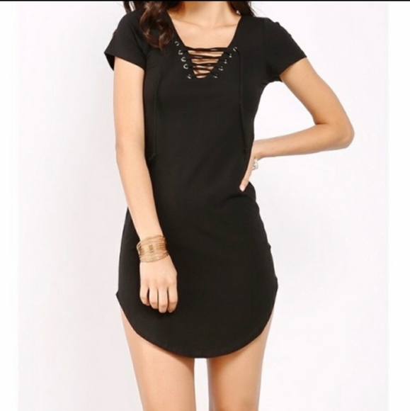 Heart & Hips Dresses & Skirts - ♡black t-shirt dress♡